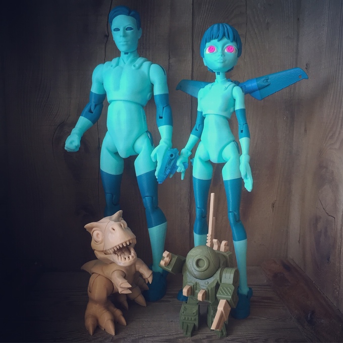 Quin, The 3D-Printable Doll – 3DKitbash
