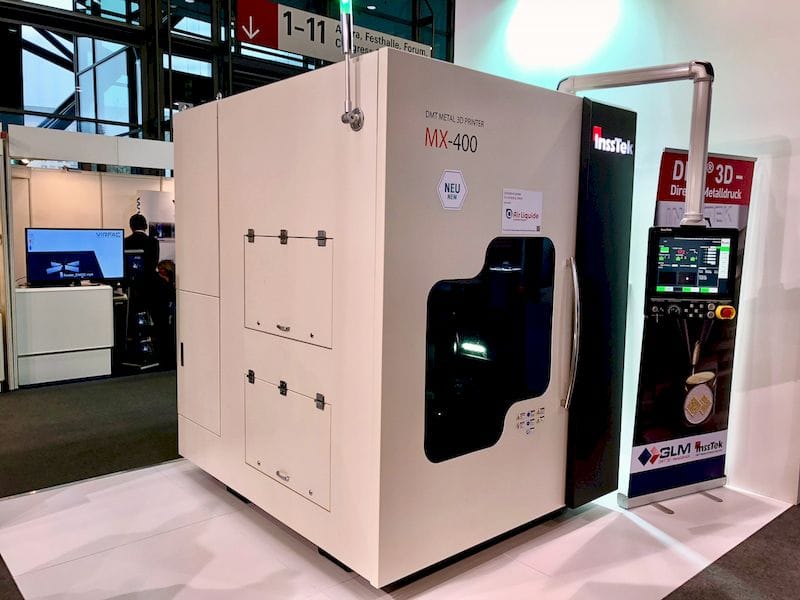  Insstek's MX-400 3D metal printer - one of their smaller machines 