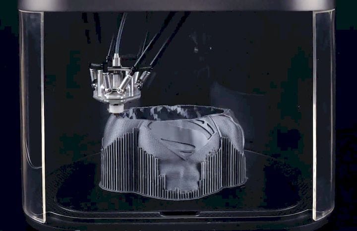  A filament-based 3D print on the IVI 3D printer [Source: IVI] 