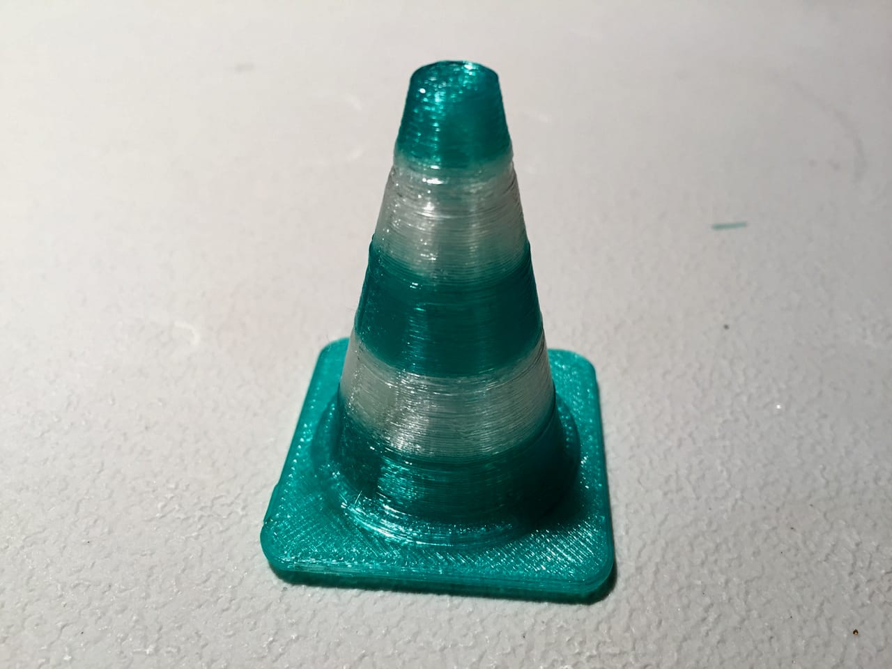  A two color 3D print made on the XYZprinting da Vinci Jr. 2.0 Mix 