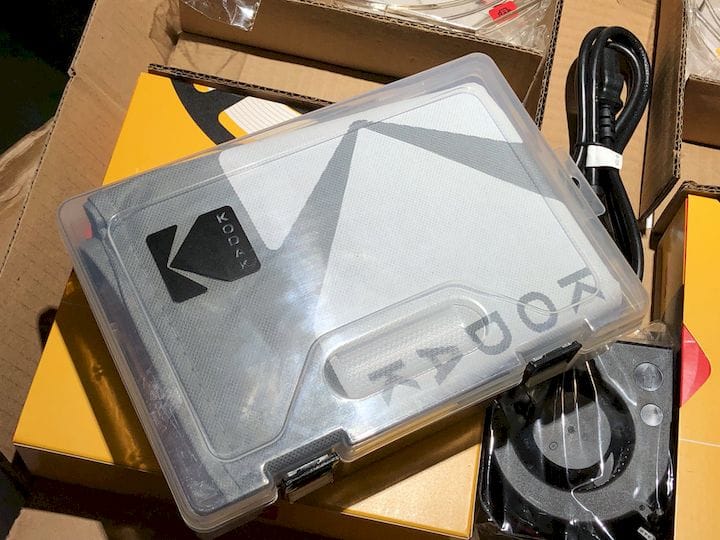  The Kodak Portrait 3D printer includes an actual tool box [Source: Fabbaloo] 
