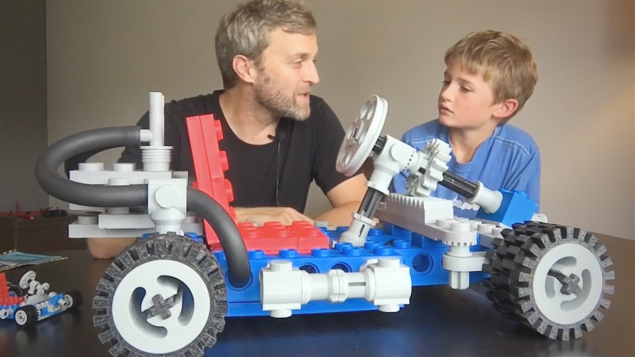  A go-kart made from 3D printed LEGOs? 