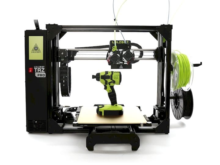  The new LulzBot TAZ Pro desktop 3D printer [Source: Aleph Objects] 