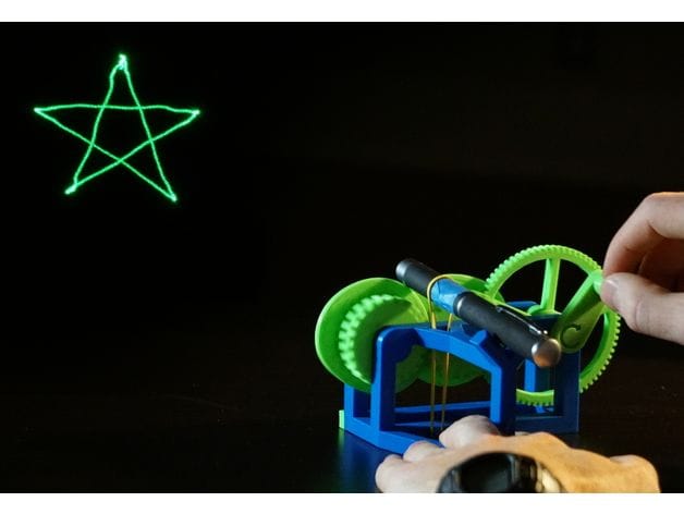  A 3D printed mechanical laser system 