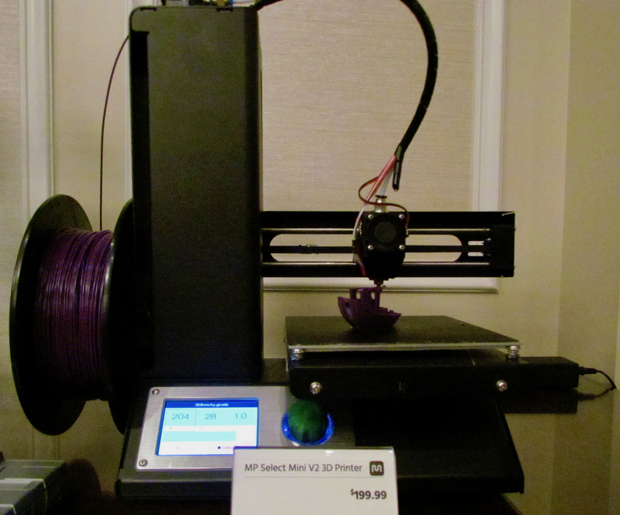  The new Monoprice Select Mini V2 desktop 3D printer 