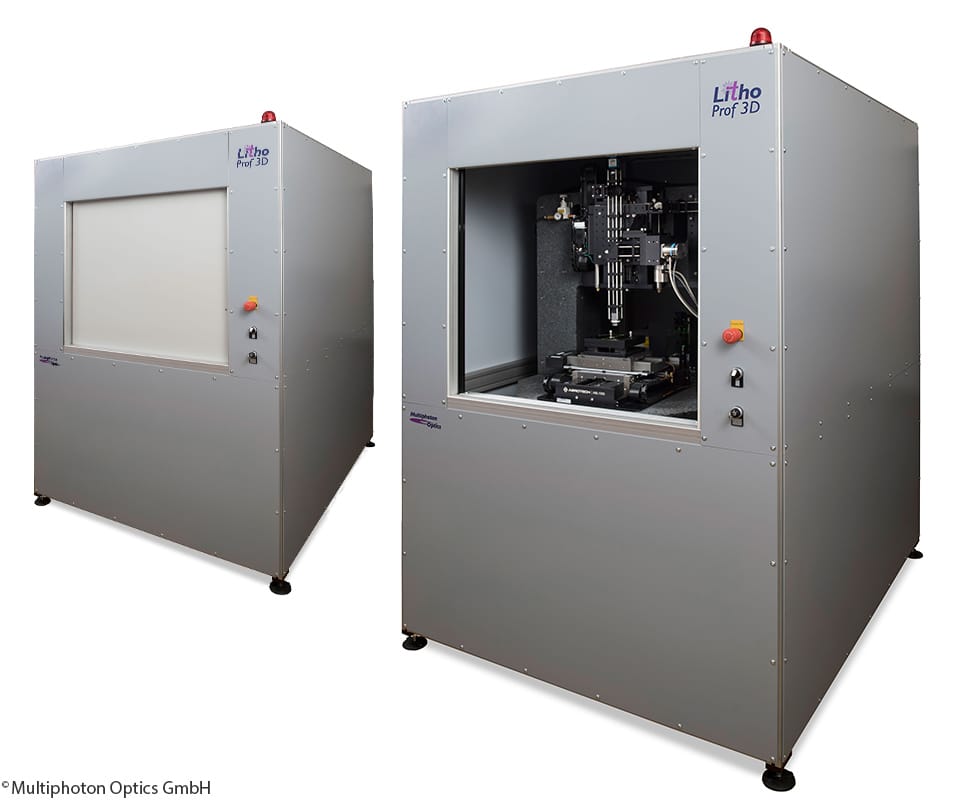  The LithoProf3D from Multiphoton Optics produces extremely detailed 3D prints 