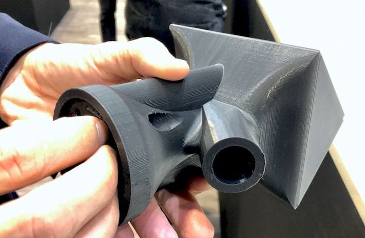  A robotic end-effector 3D printed in ABS on the MakerBot Method X [Source: Fabbaloo] 