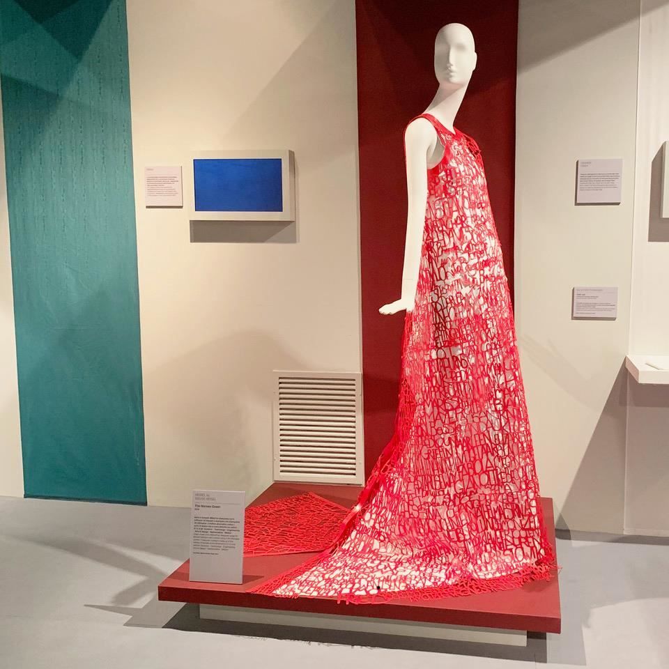3D Printed Names Dress Celebrates 300+ Women in STEAM
