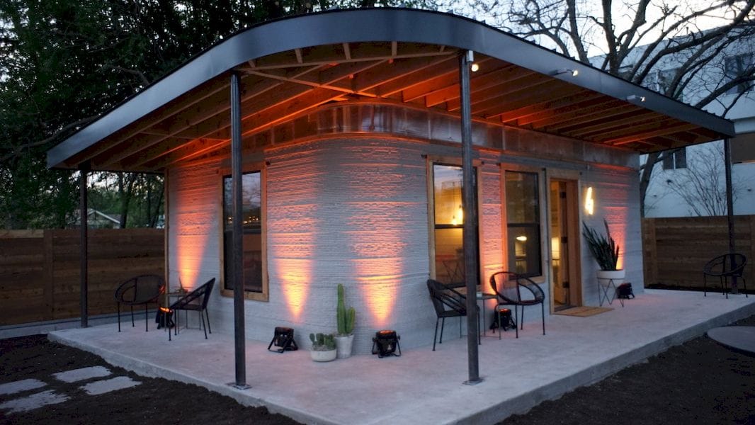  A 3D printed house? 
