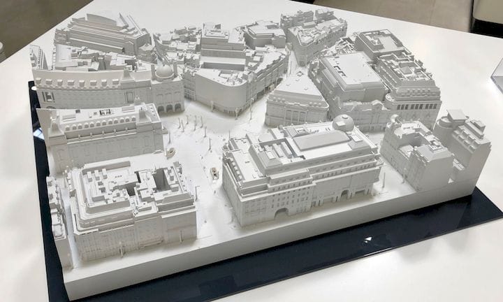Design of the Week: Picadilly Circus Architectural Model
