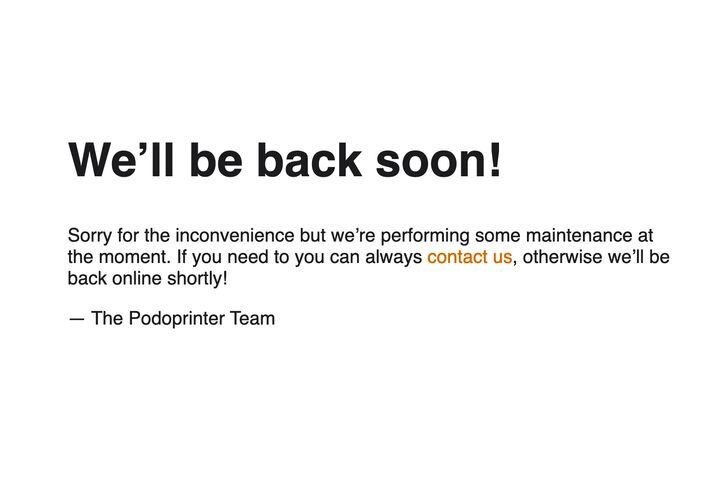  The Podoprinter website doesn’t seem to present much information right now. [Source: Fabbaloo] 