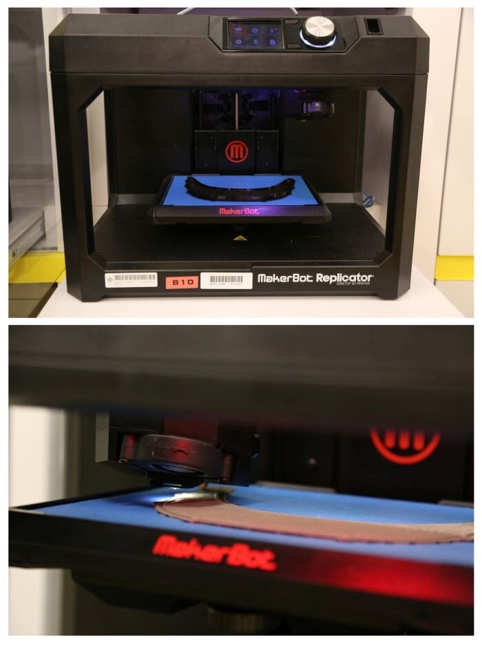  Desktop 3D printing for face shields [Image: PolyU] 