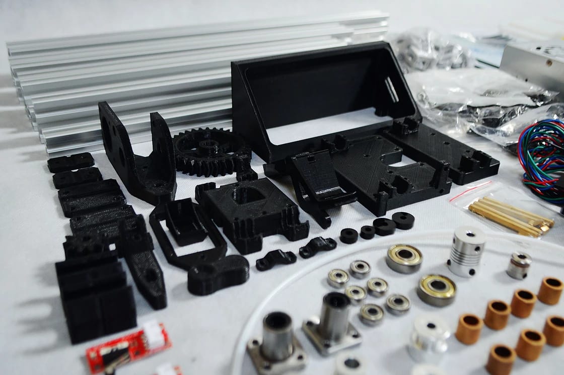  Parts for the Proforge desktop 3D printer kit 