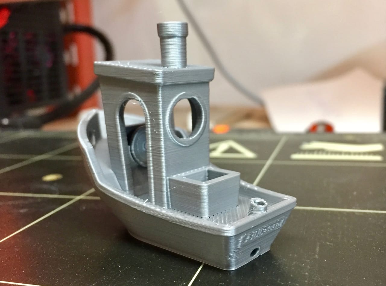  A high quality 3D print benchmark obtained by simply using a standard print profile 