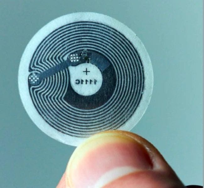  A typical NFC tag 