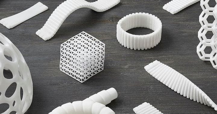  New 3D printing materials from Shapeways [Source: Shapeways'] 