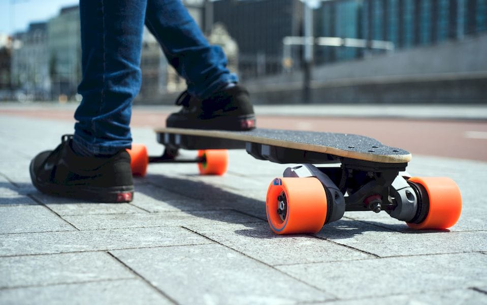  Testing the 3D printed skateboard 