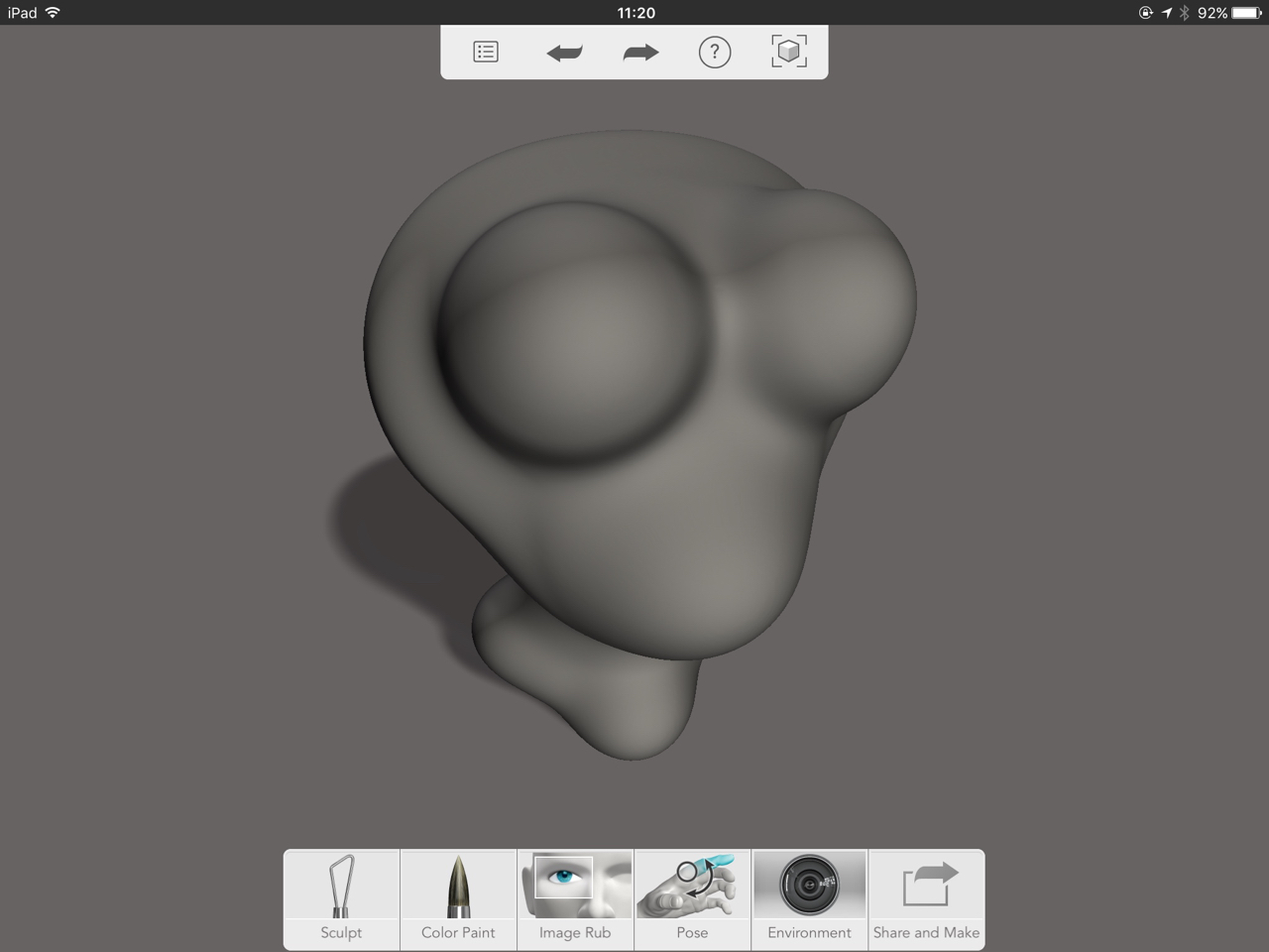  Baking a shape in Autodesk Sculpt+ 