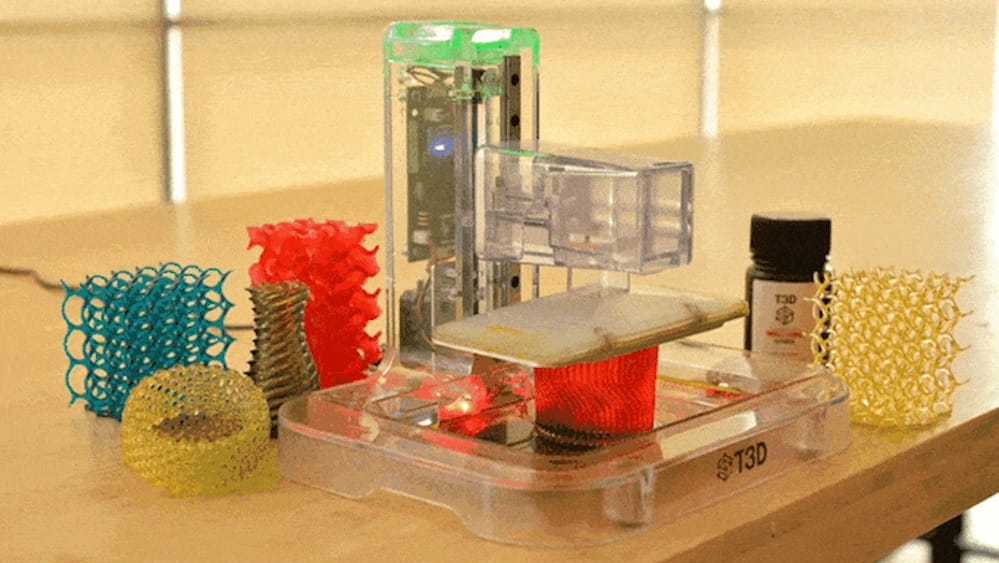  The T3D mobile 3D printer uses a smartphone as its light engine 