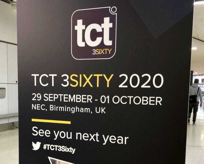  TCT Show to be rebranded as TCT 3Sixty next year [Source: Fabbaloo] 