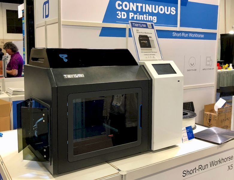  The upcoming Tiertime X5 continuous 3D printer 