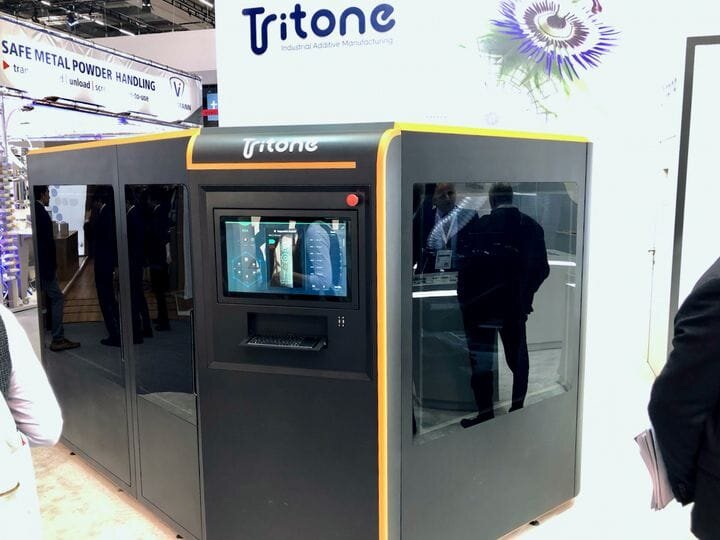  One of Tritone’s prototype 3D printers using MoldJet technology [Source: Fabbaloo] 