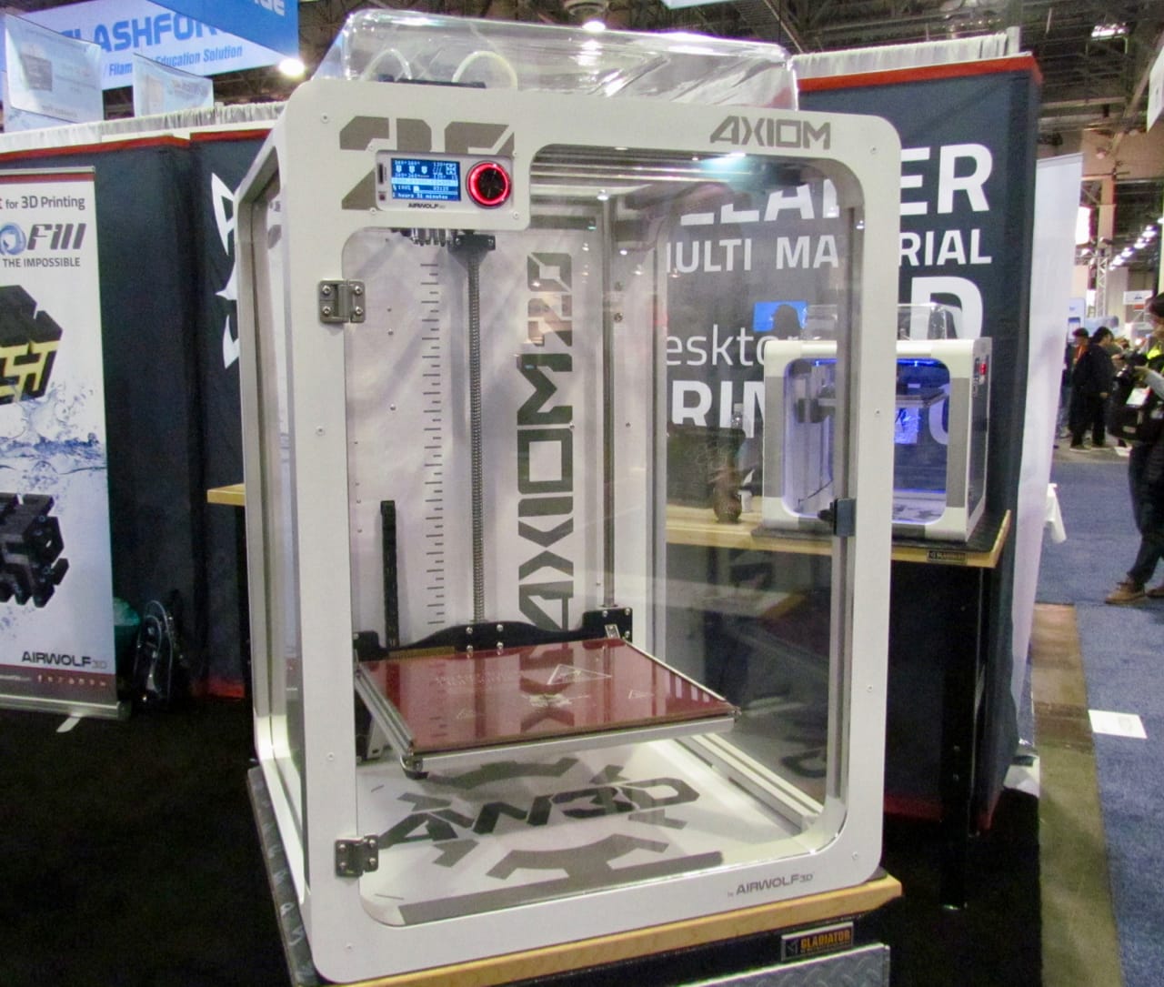  A typical professional desktop 3D printer system from AirWolf3D 