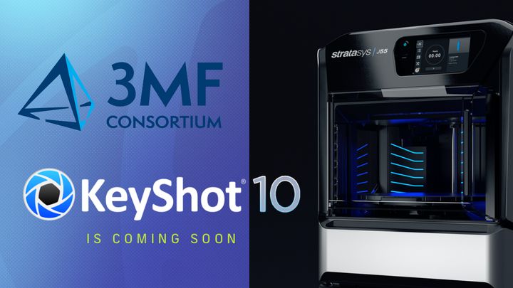 KeyShot 3MF Support Offers Full-Color 3D Prints