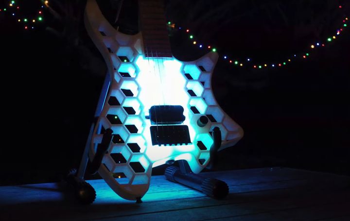 Design of the Week: 3D Printed Guitar That Lights Up
