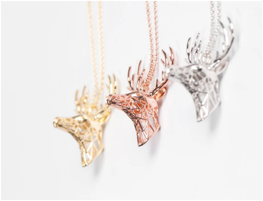 Animal Lovers Fawn Over 3D Printed Jewelry
