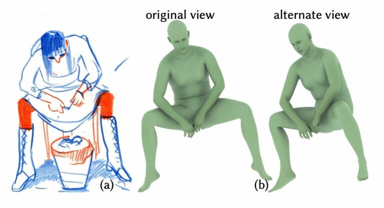 Could Sketch2Pose Show The Way To Easy 3D Modeling?