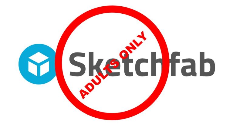 SketchFab Goes Adults Only – Which Site is Next? 