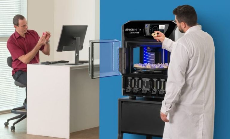 Stratasys Launches New J3 Dentajet Multi-Material 3D Printer