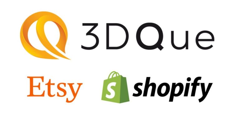 3DQue’s Direct2Print Links 3D Printers Directly With Etsy and Shopify