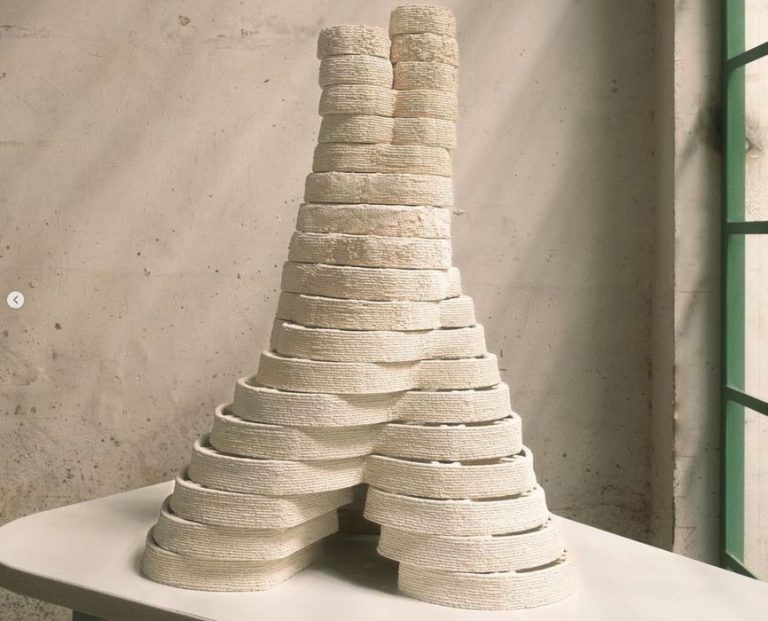 3D Printing with Eggshells: Mexico City Group’s Egg Tower Project