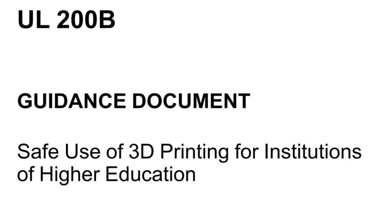 UL 200B: A Definitive Guide to Safe 3D Printing for Educational Institutions and Users