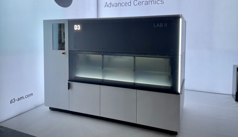 D3: Large-Scale Ceramic 3D Printing with Advanced Inkjet Printhead Technology