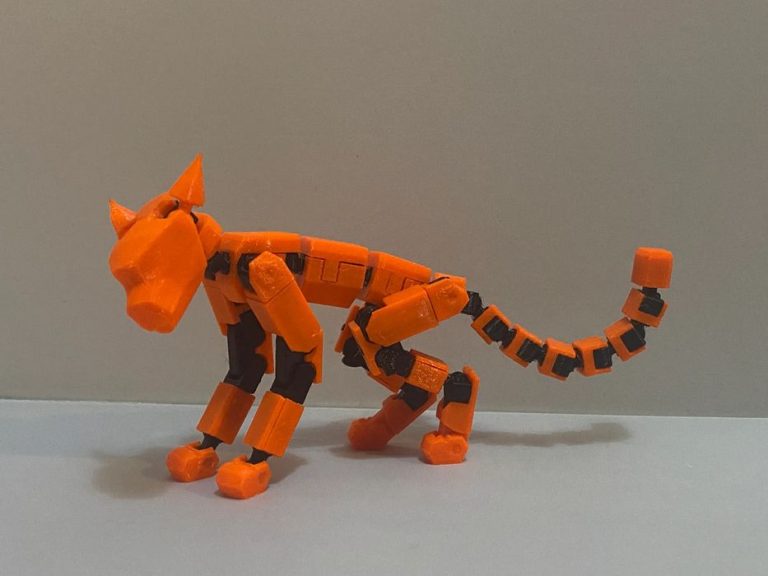 Design of the Week: Gyro 7 Printable Jointed Cat