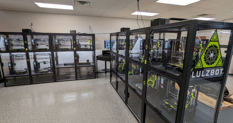 The LulzBot Print Farm: A Turnkey Solution for High-Volume 3D Printing