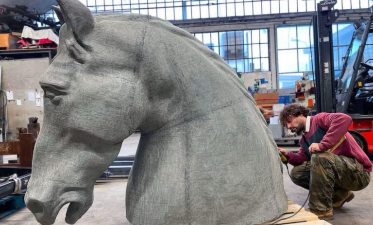 3D Printing Public Art from Urban Waste