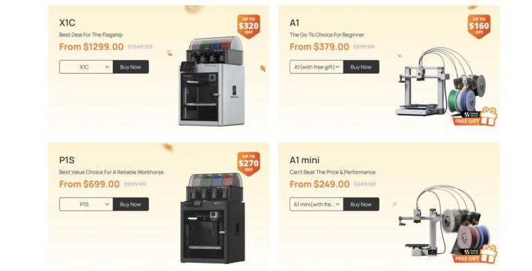 Are Big Discounts on Bambu Lab 3D Printers Hinting at New Product Launches?